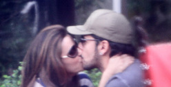 Eva Longoria & BF -- Tongue Sandwich for Lunch