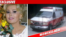 Zsa Zsa Gabor -- Spitting Blood, Rushed to Hospital