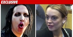Marilyn Manson & Lindsay Lohan -- Possible Co-Stars