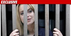 Lindsay Lohan -- On Her Way to Jail