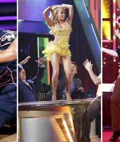 Hanson Performs, Karina Falls on 'Dancing With the Stars'