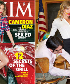Cameron Diaz Covers Maxim, Talks Celeb Girl Crushes!