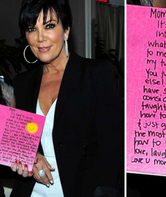 Read the Kardashian Sisters' Mother's Day Cards to Kris!