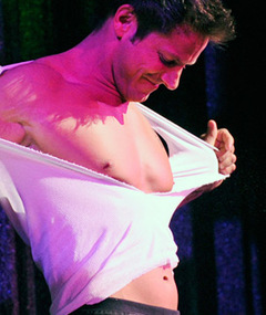 Photos: 98 Degrees Star Jeff Timmons Strips for Chippendales!