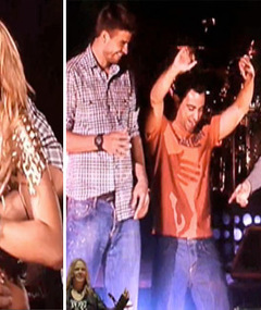 Video: Shakira & Boyfriend Dance, Kiss on Stage!
