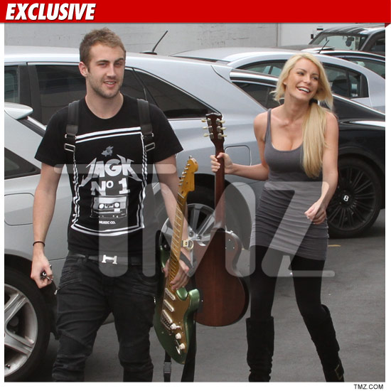 Crystal Harris has been hunkered down with Jordan McGraw ever since she