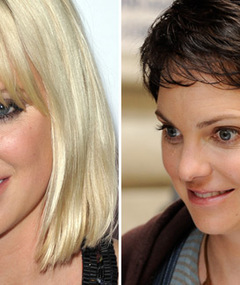 Anna Faris Debuts Short, Brunette 'Do!