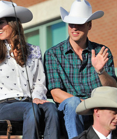 Prince William & Kate Go Country in Canada