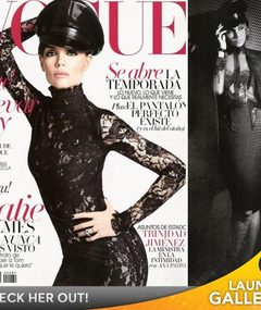 Katie Holmes Gets Dominatrix Makeover for Vogue!