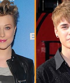 Evan Rachel Wood Belts Out Justin Bieber Song