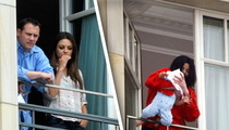 Mila Kunis Dangles From MJ's Hotel Balcony