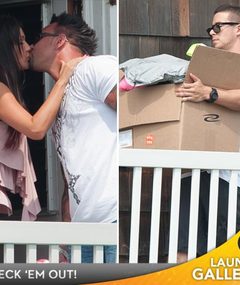 Photos: Casts Kisses 'Jersey Shore' Home Goodbye!