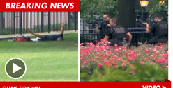 White House Fence Jumper -- The Armed Takedown