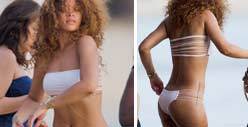 Rihanna's Barbados Bikini Bod -- Strung Out