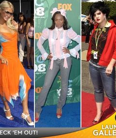 Worst Dressed Stars of Teen Choice Awards' Past