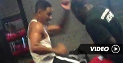 Video: Will Smith Kicks the CRAP Out of Boxing Trainer