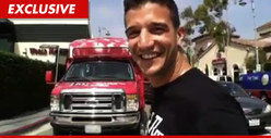 Mark Ballas Gives the Shirt Off His Back ... for Charity 