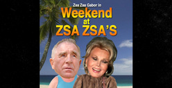 Zsa Zsa Gabor's Anniversary Party -- Let Her Eat Cake