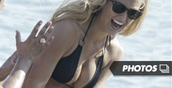 Bar Refaeli -- Greece'd Up Bikini Pix