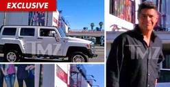 Esai Morales -- Involved in a Rear-Ending on Sunset Blvd.