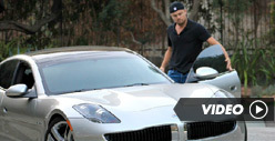 Leo DiCaprio's New Hybird Sports Car -- A Fisker Karma