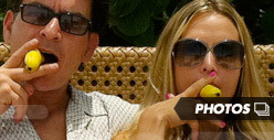 Charlie Sheen and Brooke Mueller Go Bananas In Mexico