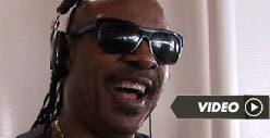 Stevie Wonder Fires TMZ Photog -- You BUTCHERED My Song!