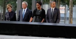 Pres. Bush, Obama Observe Moment of Silence at 9/11 Memorial