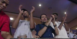 Will Smith and Marc Anthony -- Bro Out at Miami Dolphins Game