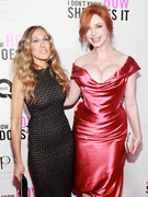 Christina Hendricks Steals SJP's Spotlight at Premiere