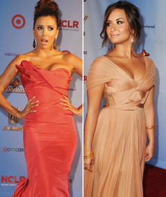 Longoria, Alba & Lovato Stun at ALMA Awards