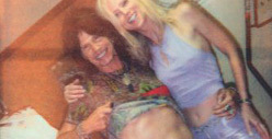 Michaele Salahi -- Backstage Shenanigans With Steven Tyler 