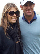 Elizabeth Hurley Shows Off MASSIVE Engagement Ring