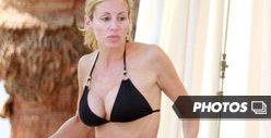 Camille Grammer Went Two-Pieces After Court Battle