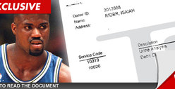 NBA Star Isaiah Rider -- The Proof Is in My Pee