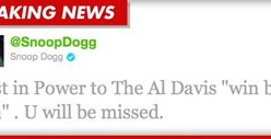 Snoop Dogg to Al Davis -- "Rest in Power"