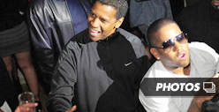 Denzel Washington Goes Clubbin' -- What Dress Code?!?