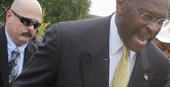 Oksana's Former Bodyguard -- Now Protecting Herman Cain