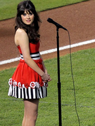 Video: Zooey Deschanel Sings the National Anthem