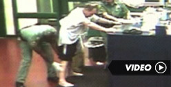 Michael Lohan -- Frisked By Police ... in His Hospital Gown [Video]