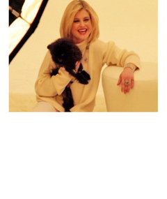 Kelly Osbourne's Photo Shoot with Cute Pooch