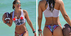 Fitness Guru Jennifer Nicole Lee -- Wet T-Shirt Bikini Babe