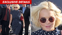 Lindsay Lohan Arrives ... With Food Poisoning 