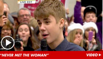 Justin Bieber Slams Alleged Baby Mama -- 'I'm Never Gonna Be a Victim' 