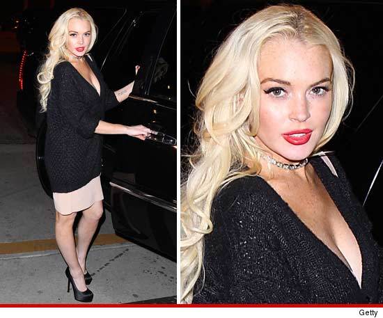 Lindsay Lohan blonde