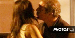Mel Gibson Smooches With Azita Ghanizada