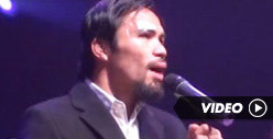 Manny Pacquiao -- Sticking It to Marquez with Post-Fight Song