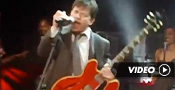 Michael J. Fox -- Re-enacts Classic 'Back to the Future' Scene