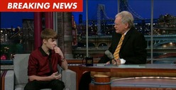 Justin Bieber to David Letterman: I Could Smell a Weasel
