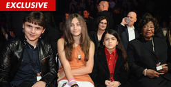 Michael Jackson's Family -- Post-Sentencing Bonding at 'X Factor' 